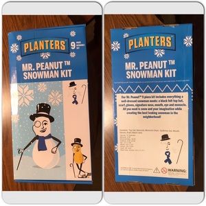 PLANTERS MR PEANUT SNOWMAN KIT